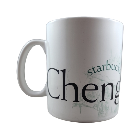 2005 STARBUCKS "City Series" Coffee Chengdu China Green Panda Collector City Mug - Picture 2 of 6